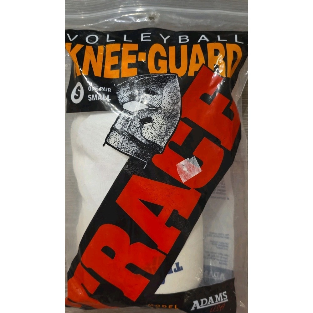 NEW Trace Adams USA 2 Pack White Volleyball‎ Knee Foam Pad Guard Small